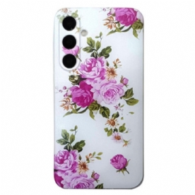 Case Hoesje Samsung Galaxy S26 Telefoonhoesje Roze Bloemen