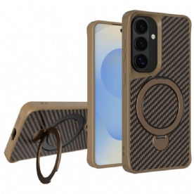 Cover Hoesje Samsung Galaxy S26 Telefoonhoesje Draaibare Magnetische Standaard