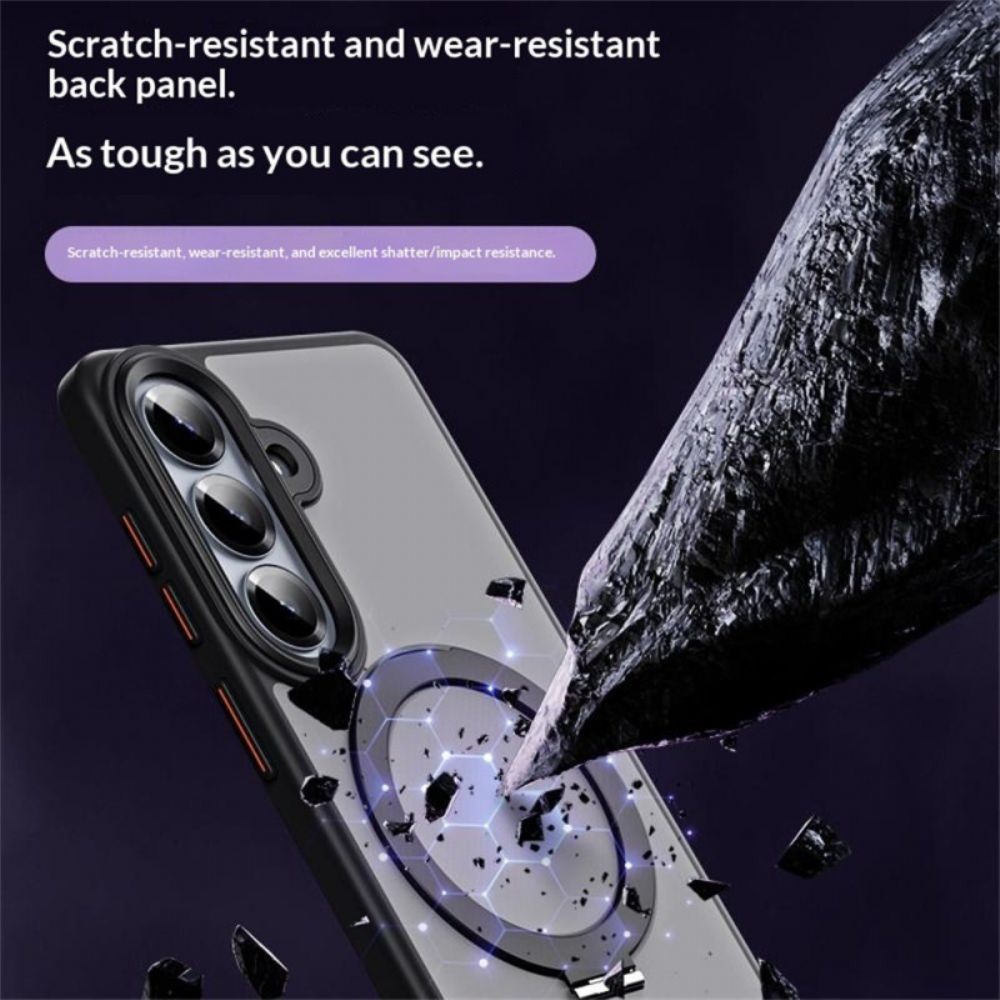 Cover Hoesje Samsung Galaxy S26 Telefoonhoesje Geïntegreerde Magnetische Houder