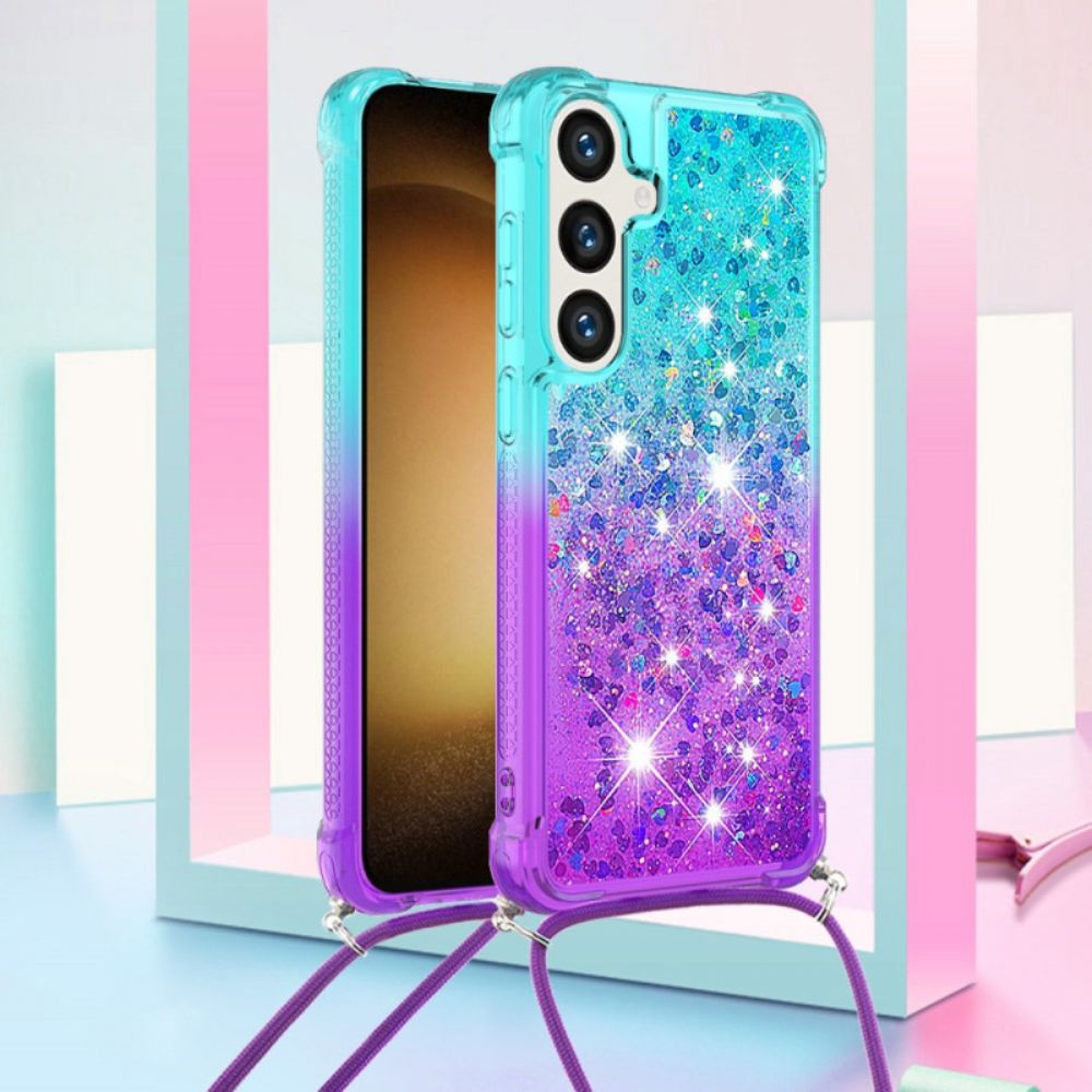 Cover Hoesje Samsung Galaxy S26 Telefoonhoesje Gradient Pailletten