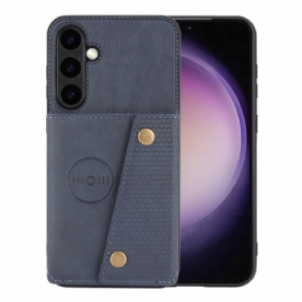 Cover Hoesje Samsung Galaxy S26 Telefoonhoesje Kaarthouder Met Lederlook