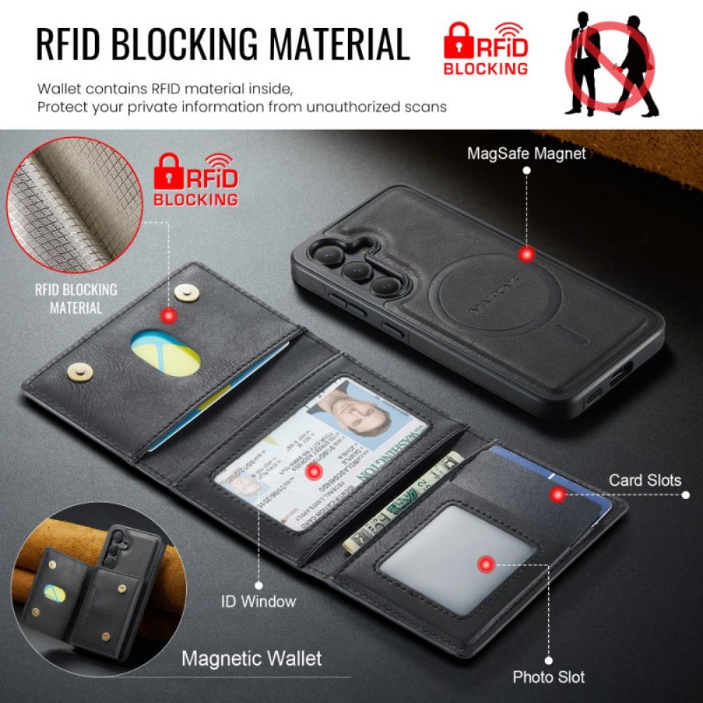 Cover Hoesje Samsung Galaxy S26 Telefoonhoesje Magking Magnetische Portemonnee