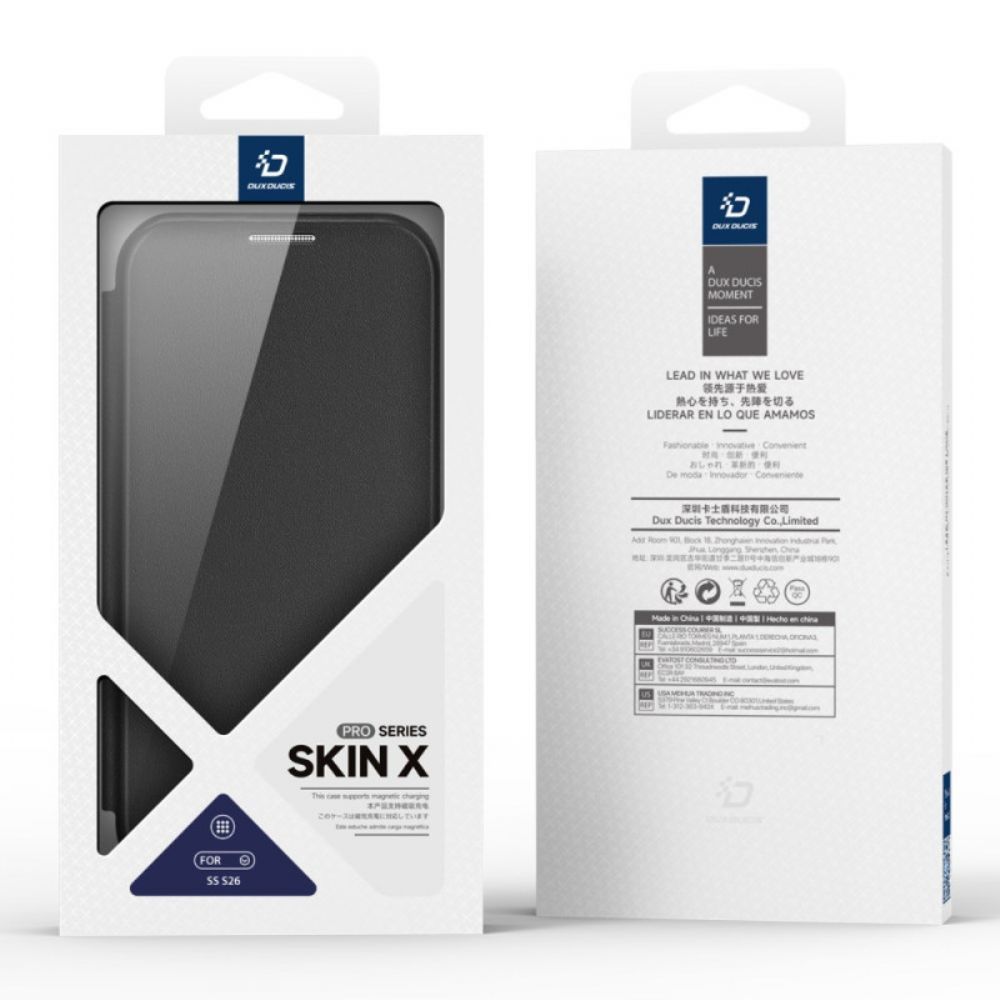 Flip Case Leren Samsung Galaxy S26 Dux Ducis Skin X Pro