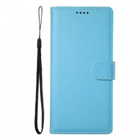 Flip Case Leren Samsung Galaxy S26 Lychee-textuur
