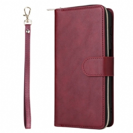 Flip Case Leren Samsung Galaxy S26 Portemonnee Met Ritssluiting