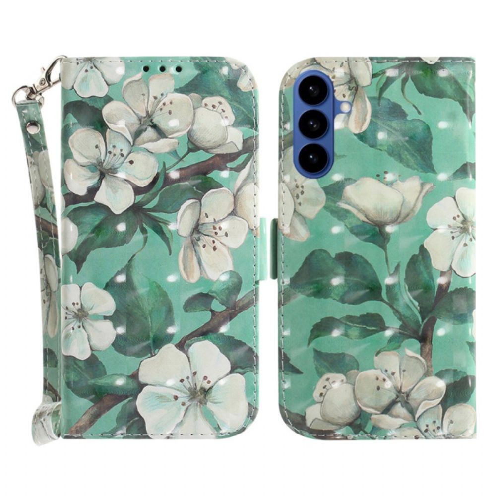 Folio-hoesje Samsung Galaxy S26 Aquarelbloemen