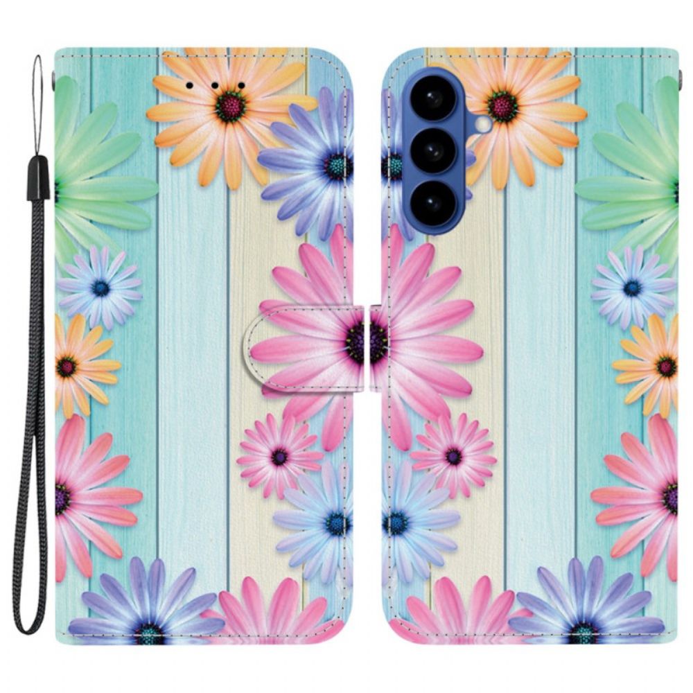 Folio-hoesje Samsung Galaxy S26 Kleurrijke Zonnebloemen