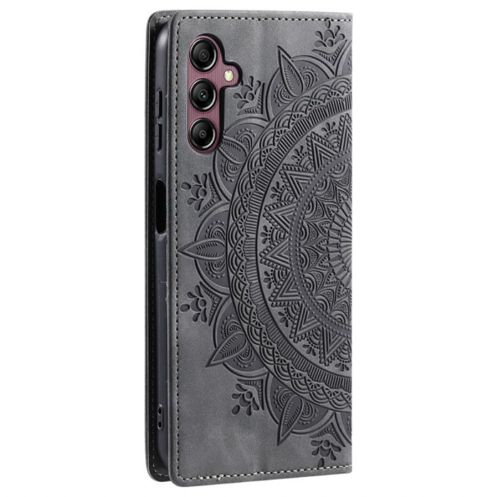Folio-hoesje Samsung Galaxy S26 Mandala Suède-effect Bescherming Hoesje