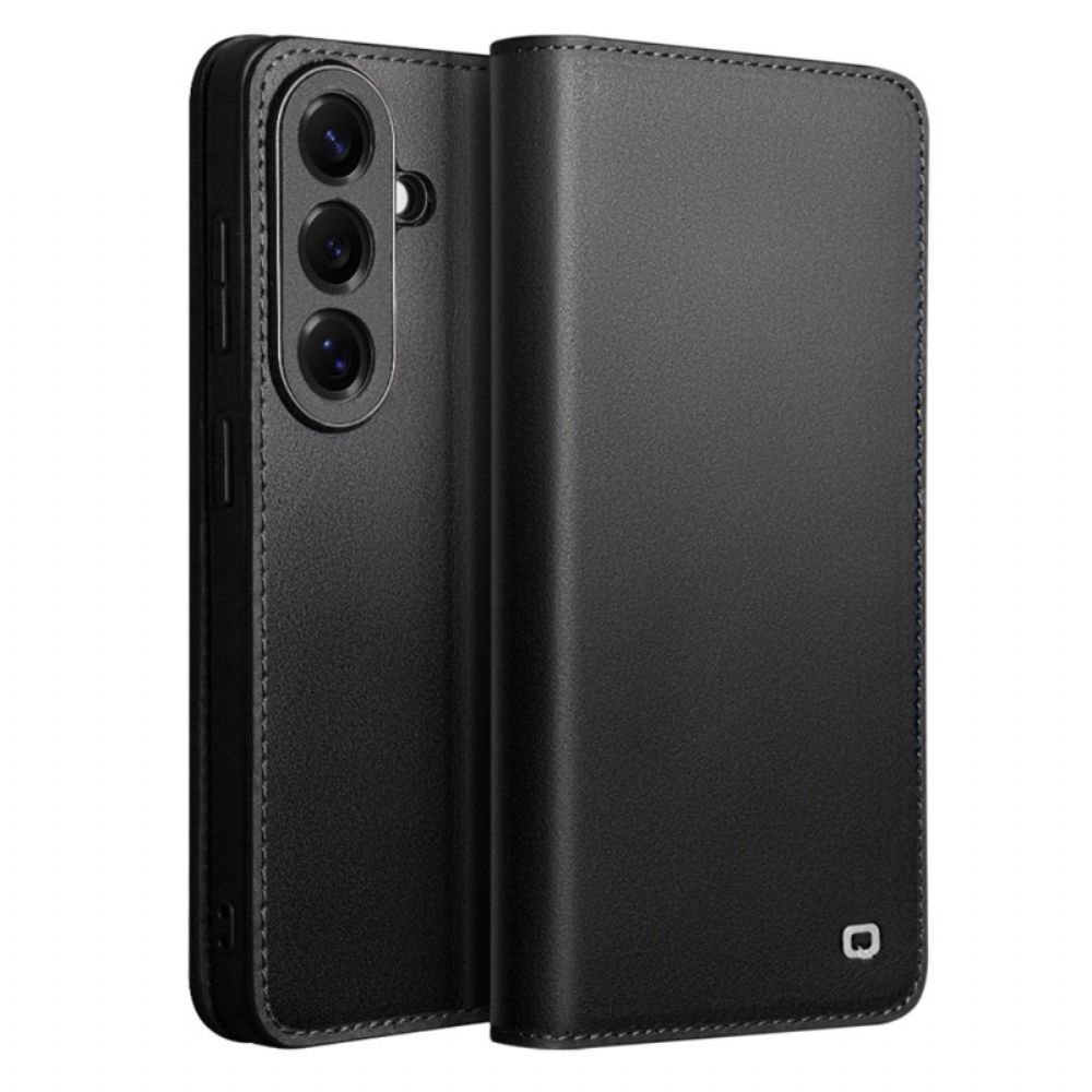 Folio-hoesje Samsung Galaxy S26 Qialino Matte Leren Portemonnee