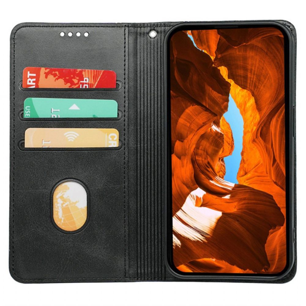 Folio-hoesje Samsung Galaxy S26 Telefoonhoesje Afwerking Met Leerlook