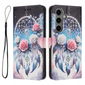 Folio-hoesje Samsung Galaxy S26 Telefoonhoesje Dromenvanger En Rozen