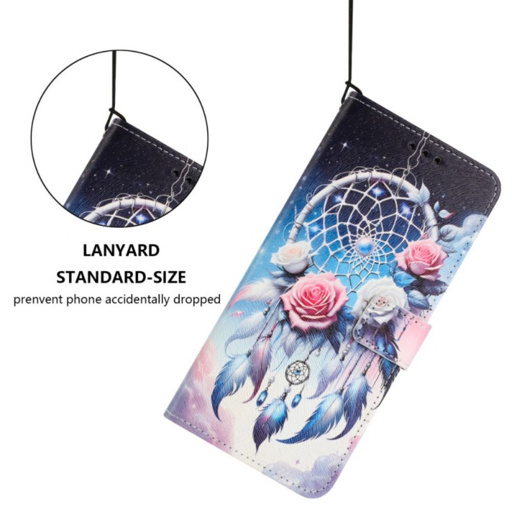 Folio-hoesje Samsung Galaxy S26 Telefoonhoesje Dromenvanger En Rozen