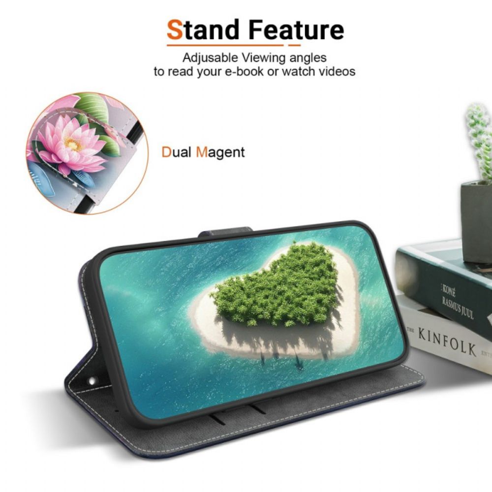 Folio-hoesje Samsung Galaxy S26 Telefoonhoesje Lotus