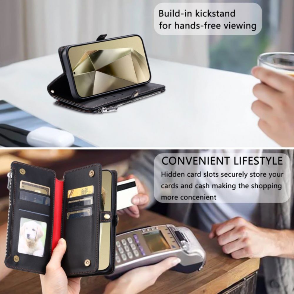 Folio-hoesje Samsung Galaxy S26 Telefoonhoesje Premium Design