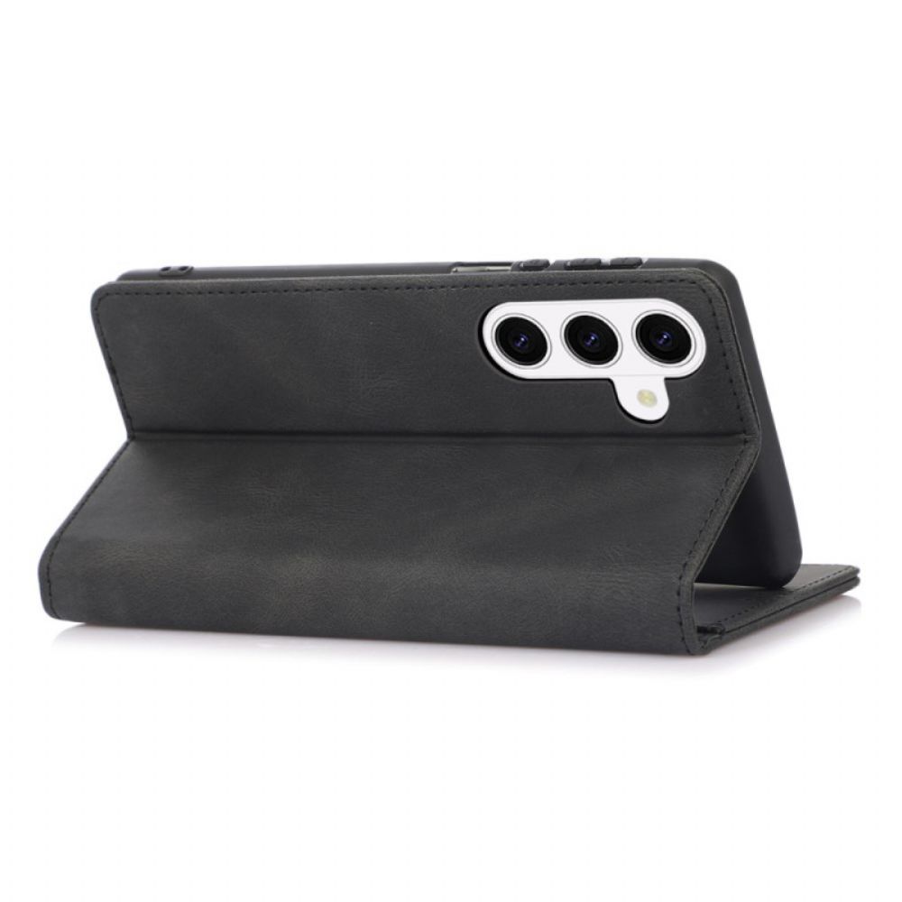 Folio-hoesje Voor Samsung Galaxy S26 Suède-effect