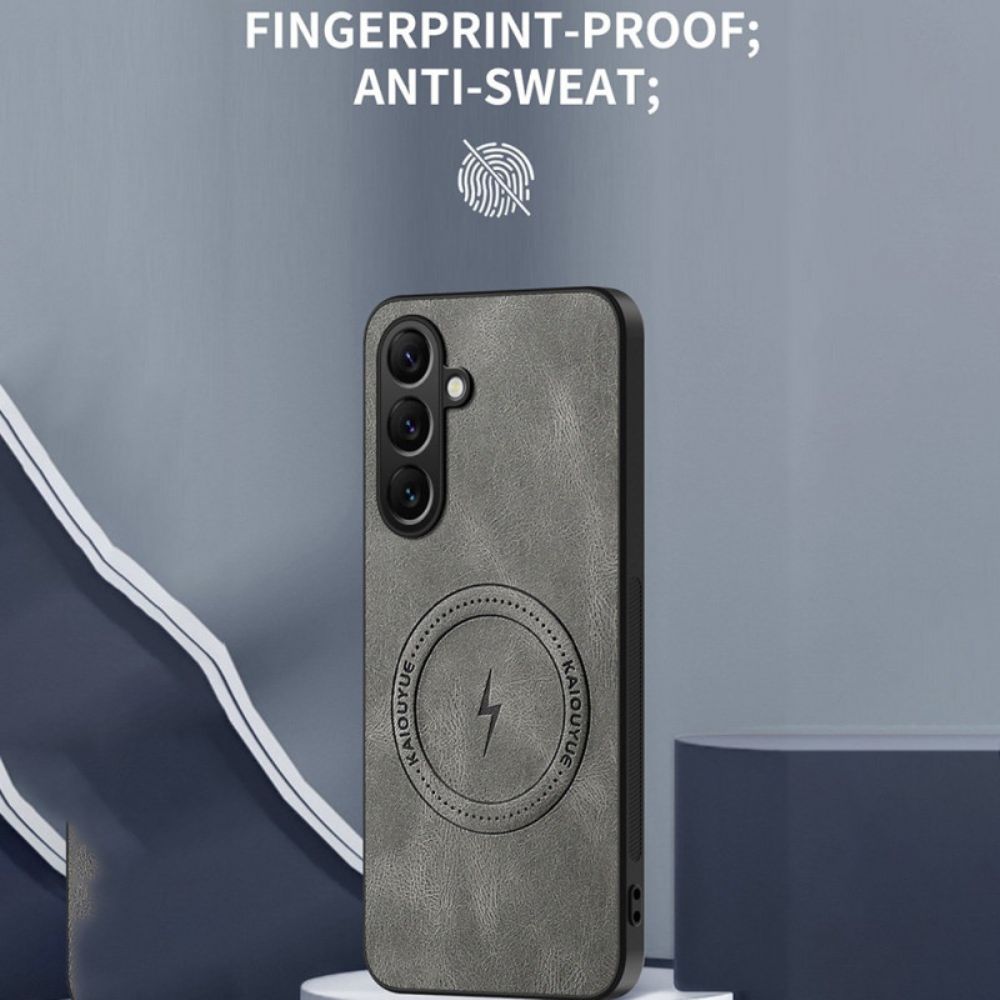 Hoesje Samsung Galaxy S26 Magnetisch Met Leerlook Bescherming Hoesje