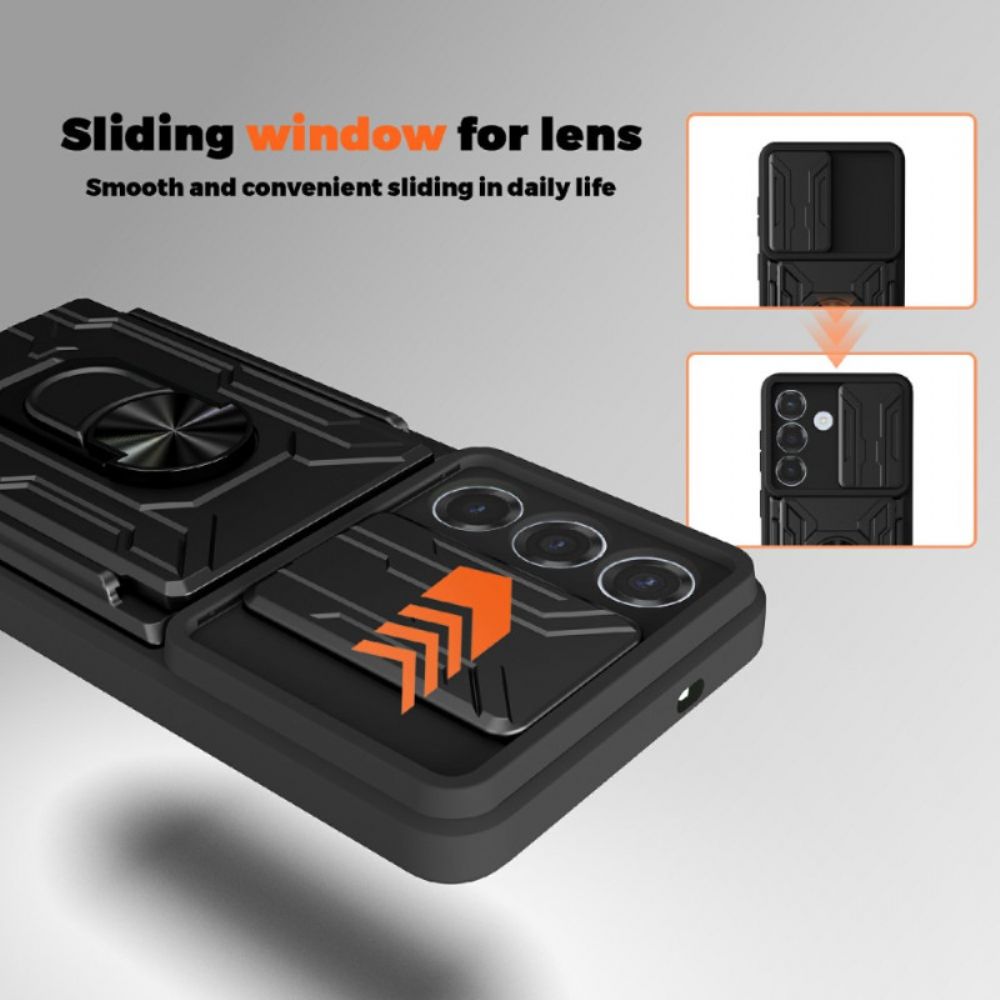 Hoesje Samsung Galaxy S26 Schuifbare Camerabeschermer Bescherming Hoesje