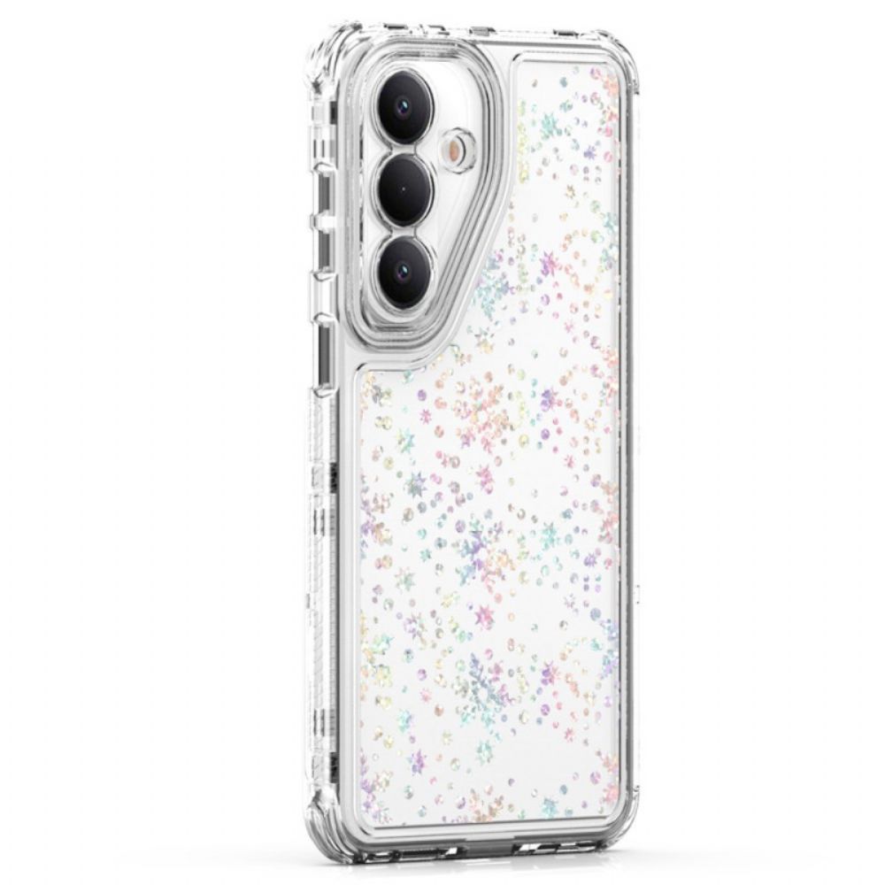 Hoesje Samsung Galaxy S26 Transparant Met Holografische Folie