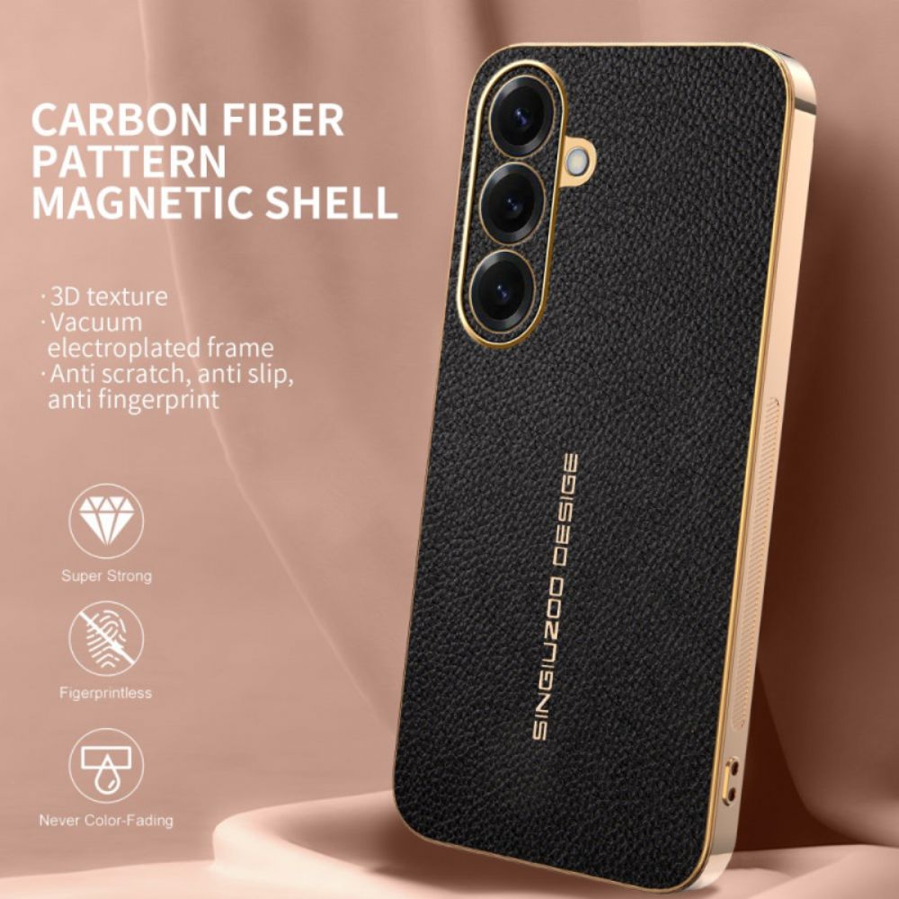 Hoesje Voor Samsung Galaxy S26 Lychee Textuur