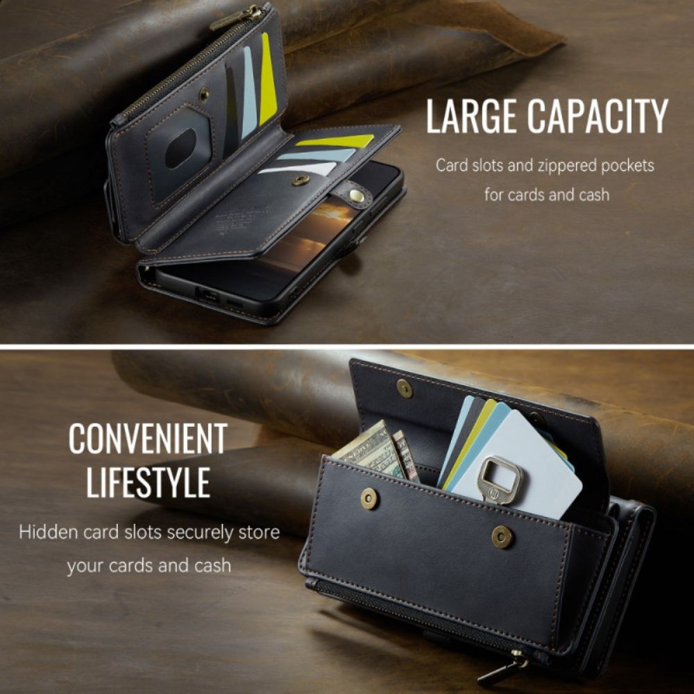 Leren Hoesje Samsung Galaxy S26 Caseme Portemonneehoesje Bescherming Hoesje