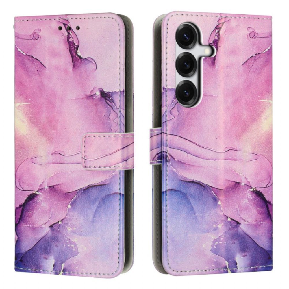 Leren Hoesje Samsung Galaxy S26 Marmer