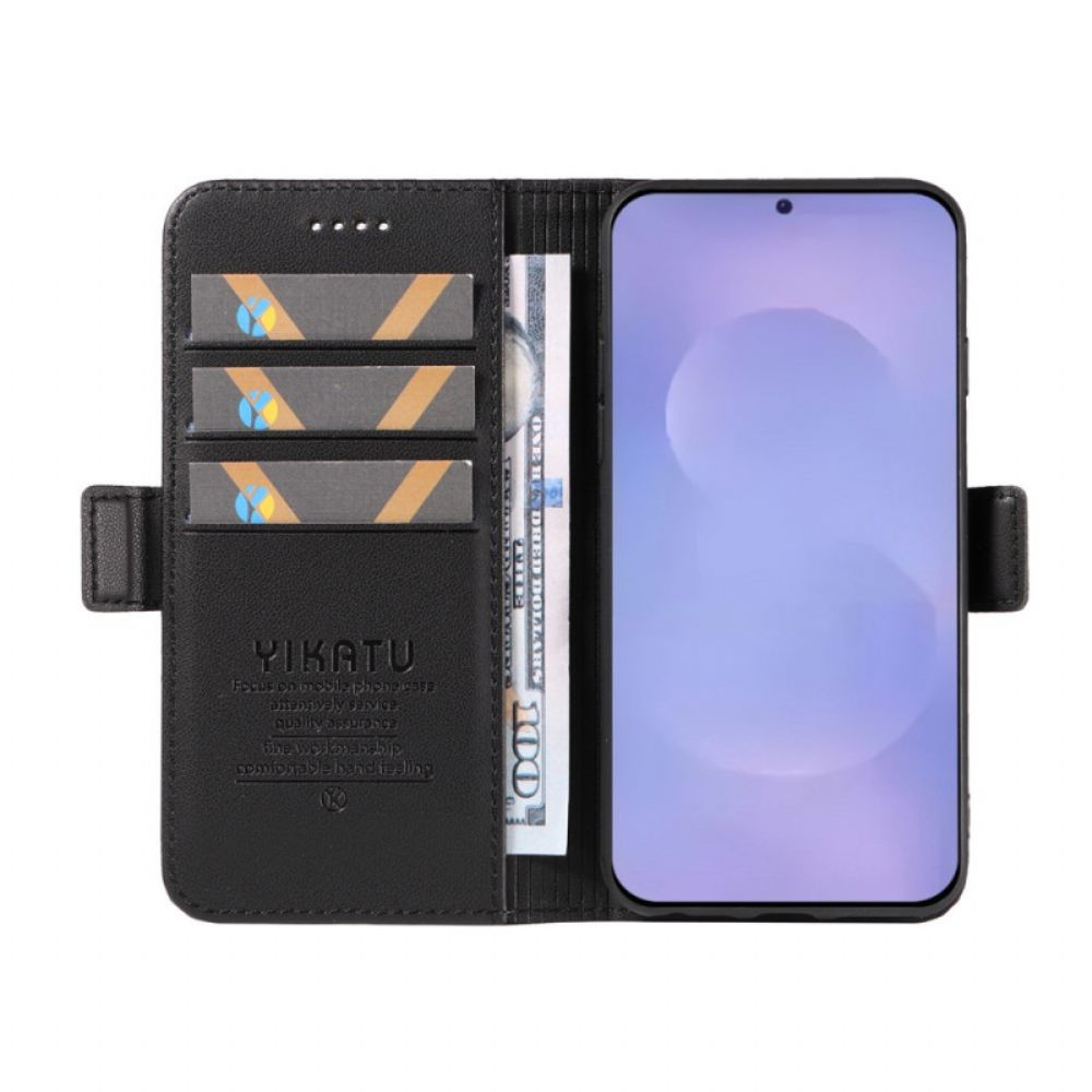 Leren Hoesje Samsung Galaxy S26 Yikatu Bescherming Hoesje