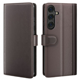 Leren Hoesje Voor Samsung Galaxy S26 Echt Leer