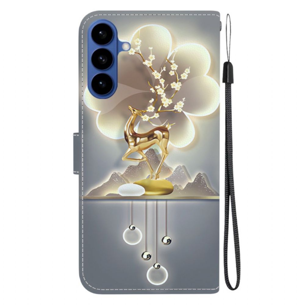 Leren Hoesje Voor Samsung Galaxy S26 Hert