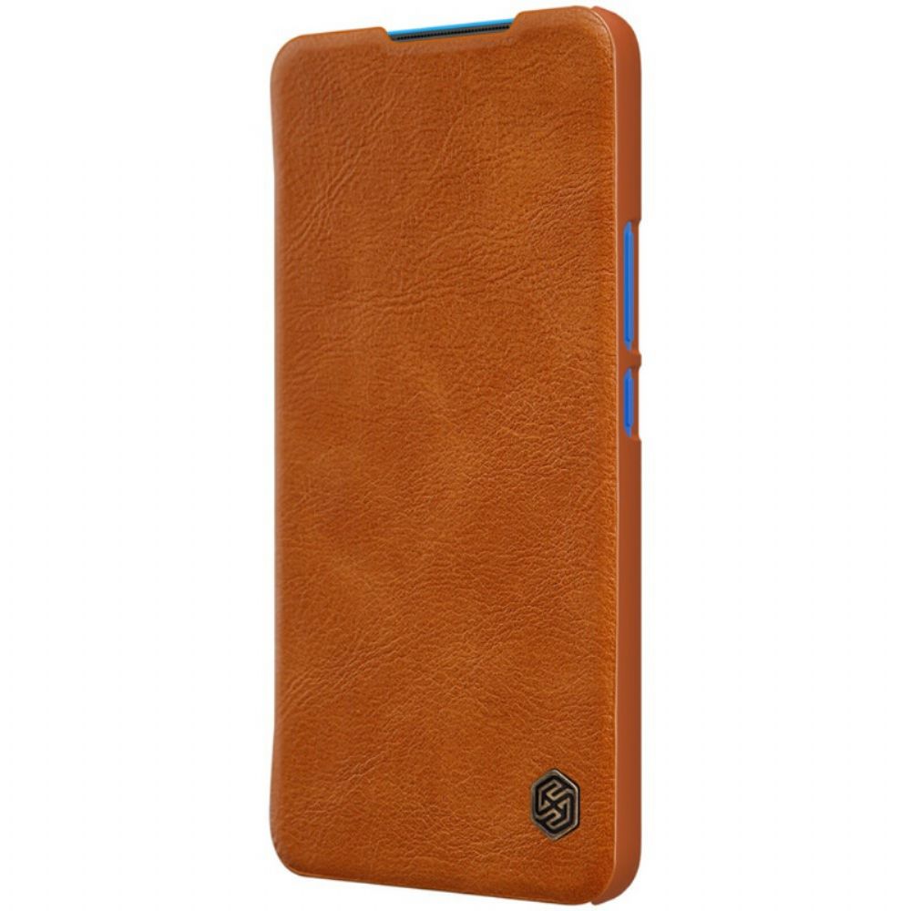 Bescherming Hoesje voor Xiaomi Mi 10 Lite Folio-hoesje Nillkin Qin-serie