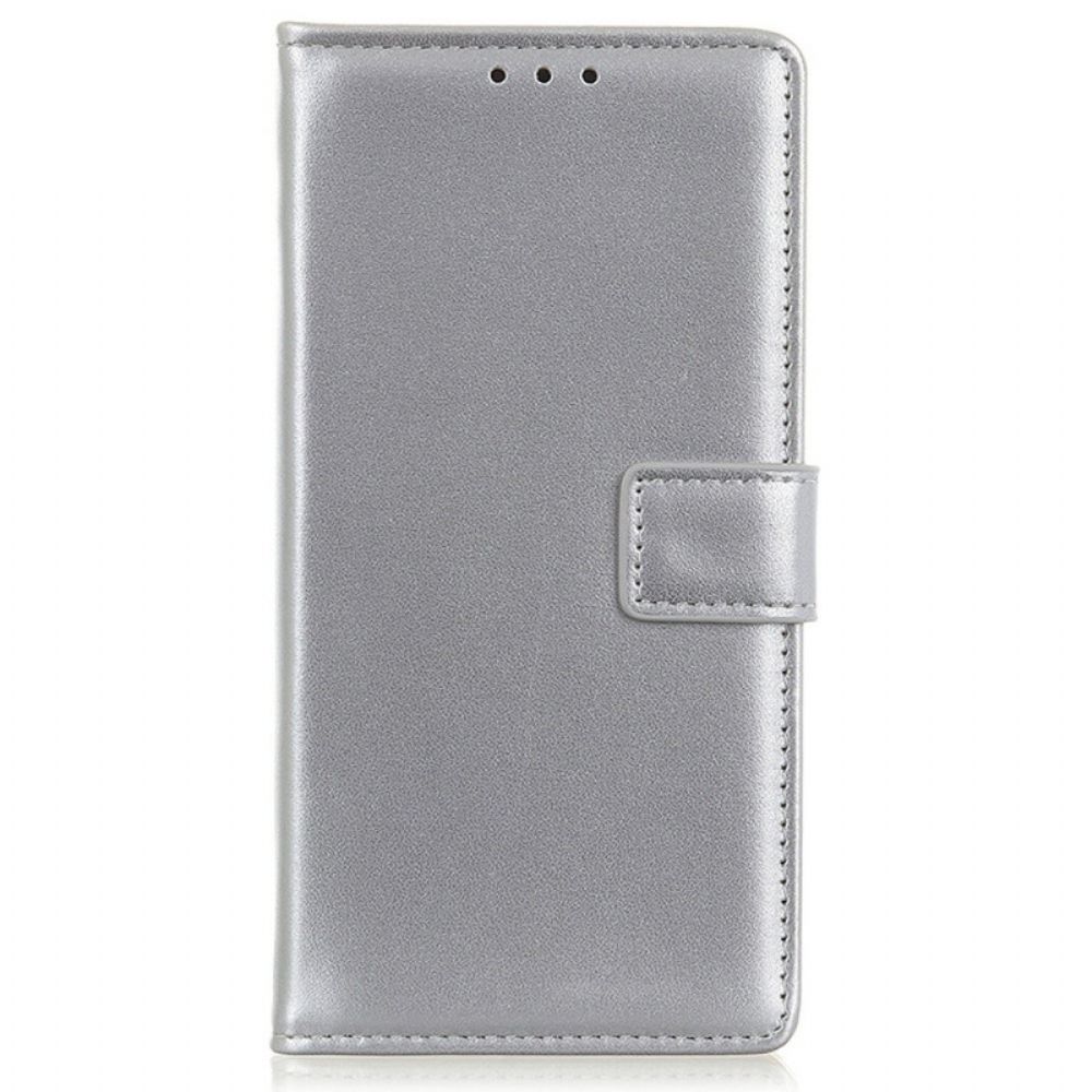 Folio-hoesje voor iPhone 14 Plus Eenvoudig Leereffect