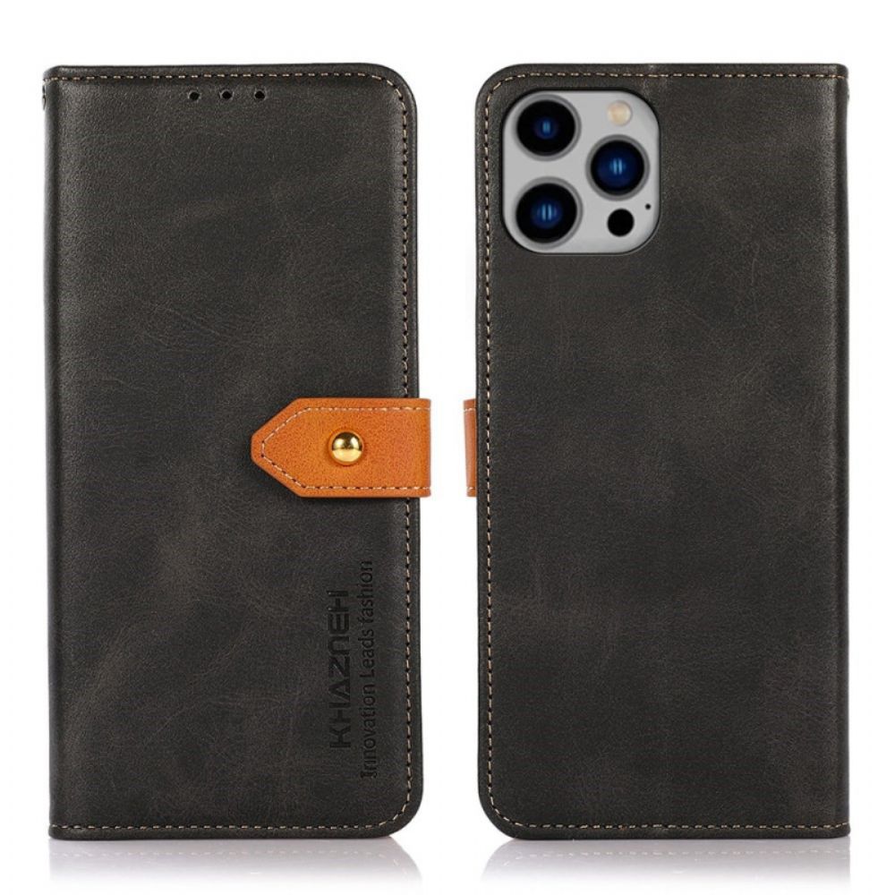 Folio-hoesje voor iPhone 14 Plus Met Khazneh-band