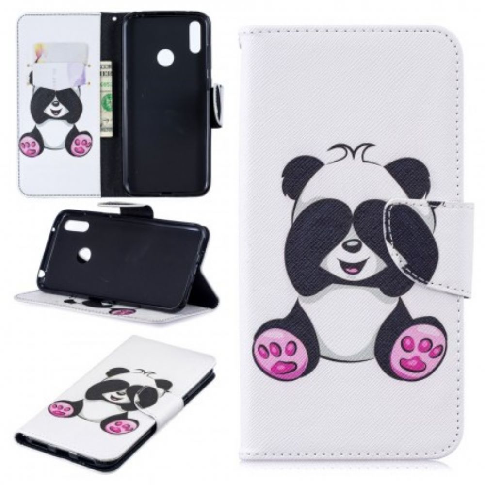 Folio-hoesje voor Huawei Y7 2019 Pandaplezier