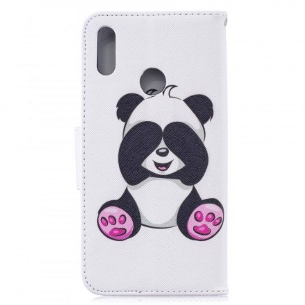 Folio-hoesje voor Huawei Y7 2019 Pandaplezier