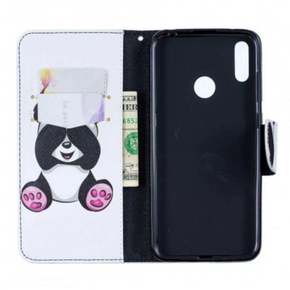 Folio-hoesje voor Huawei Y7 2019 Pandaplezier