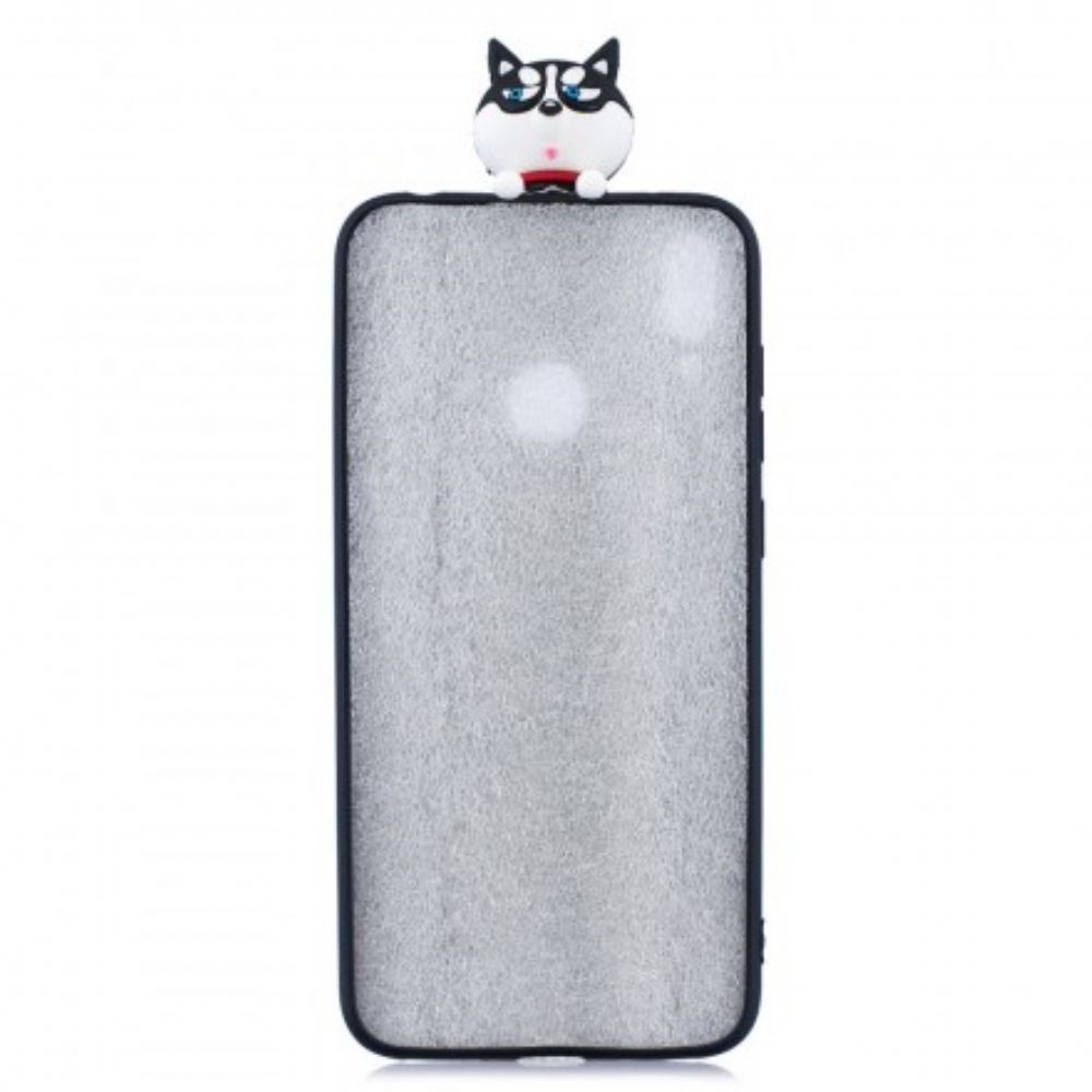 Hoesje voor Huawei Y7 2019 Grappige Hond 3d