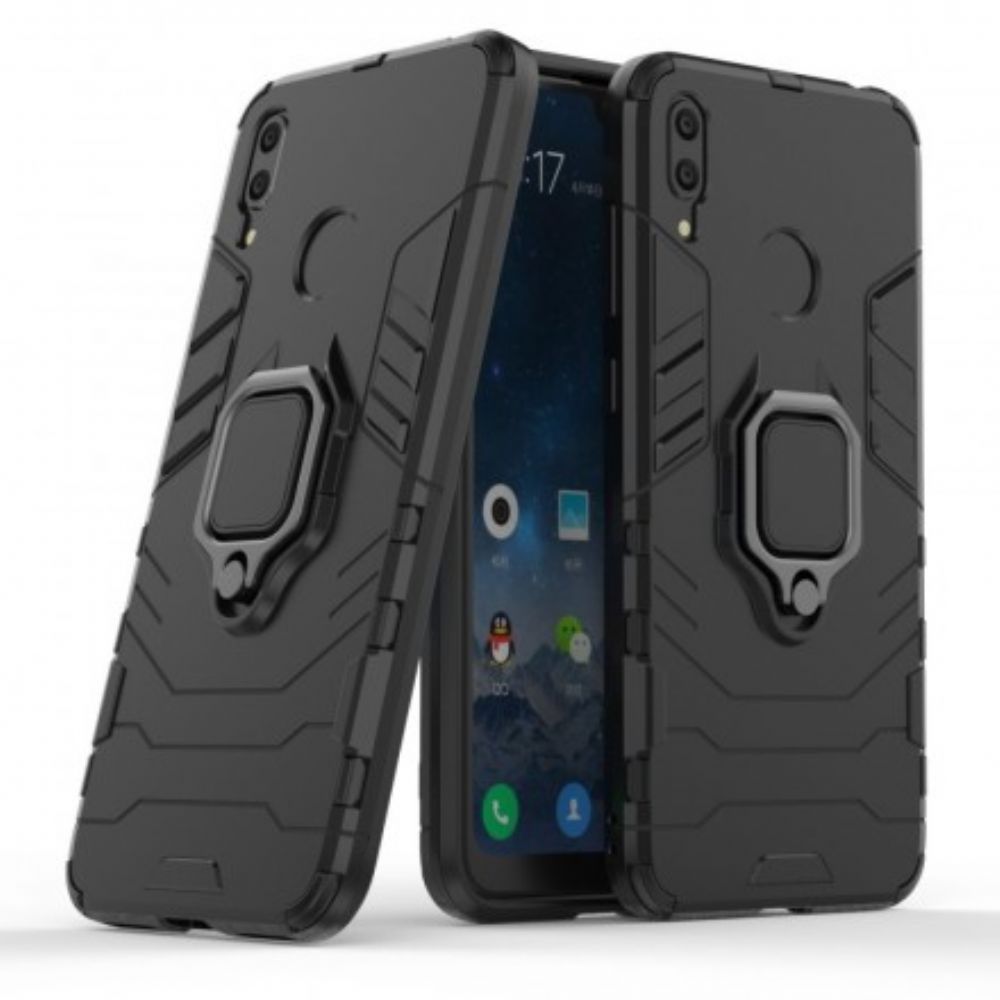 Hoesje voor Huawei Y7 2019 Resistente Ring