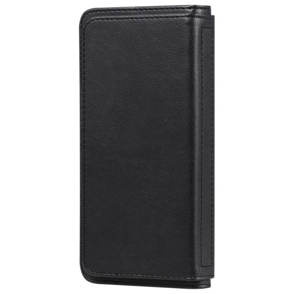 Flip Case voor Samsung Galaxy Z Fold 3 5G Multifunctionele Zakelijke Portemonnee