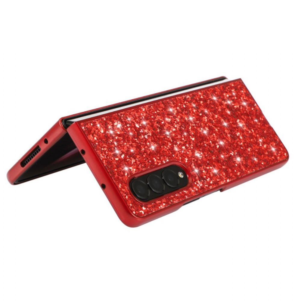 Hoesje voor Samsung Galaxy Z Fold 3 5G Pailletten