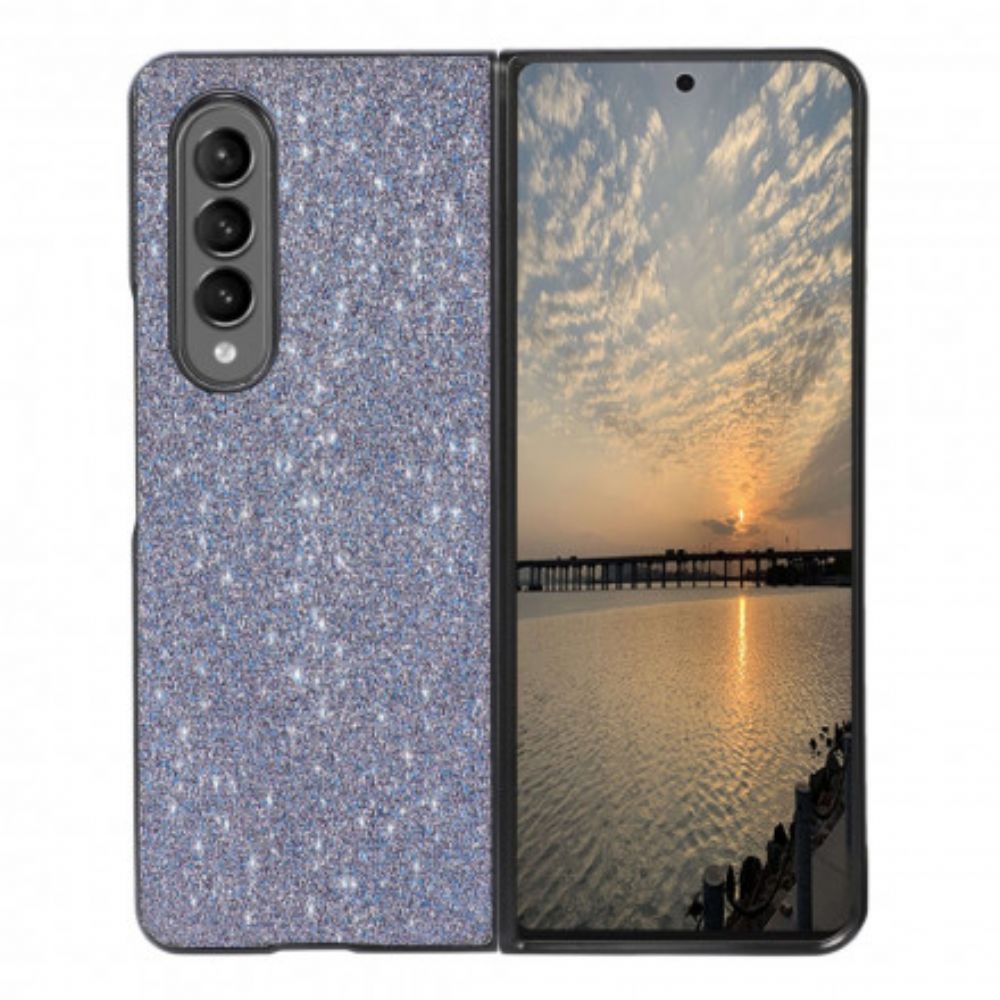Hoesje voor Samsung Galaxy Z Fold 3 5G Premium Glitter