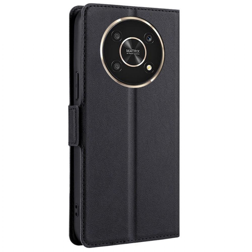 Folio-hoesje voor Honor Magic 4 Lite 5G Flip Case Dubbele Klep Ontwerp