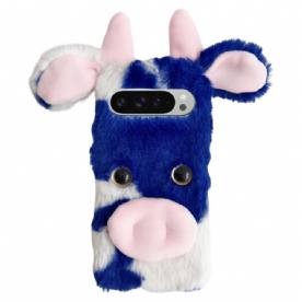 Case Hoesje Google Pixel 10 / 10 Pro Telefoonhoesje Pluche Koe