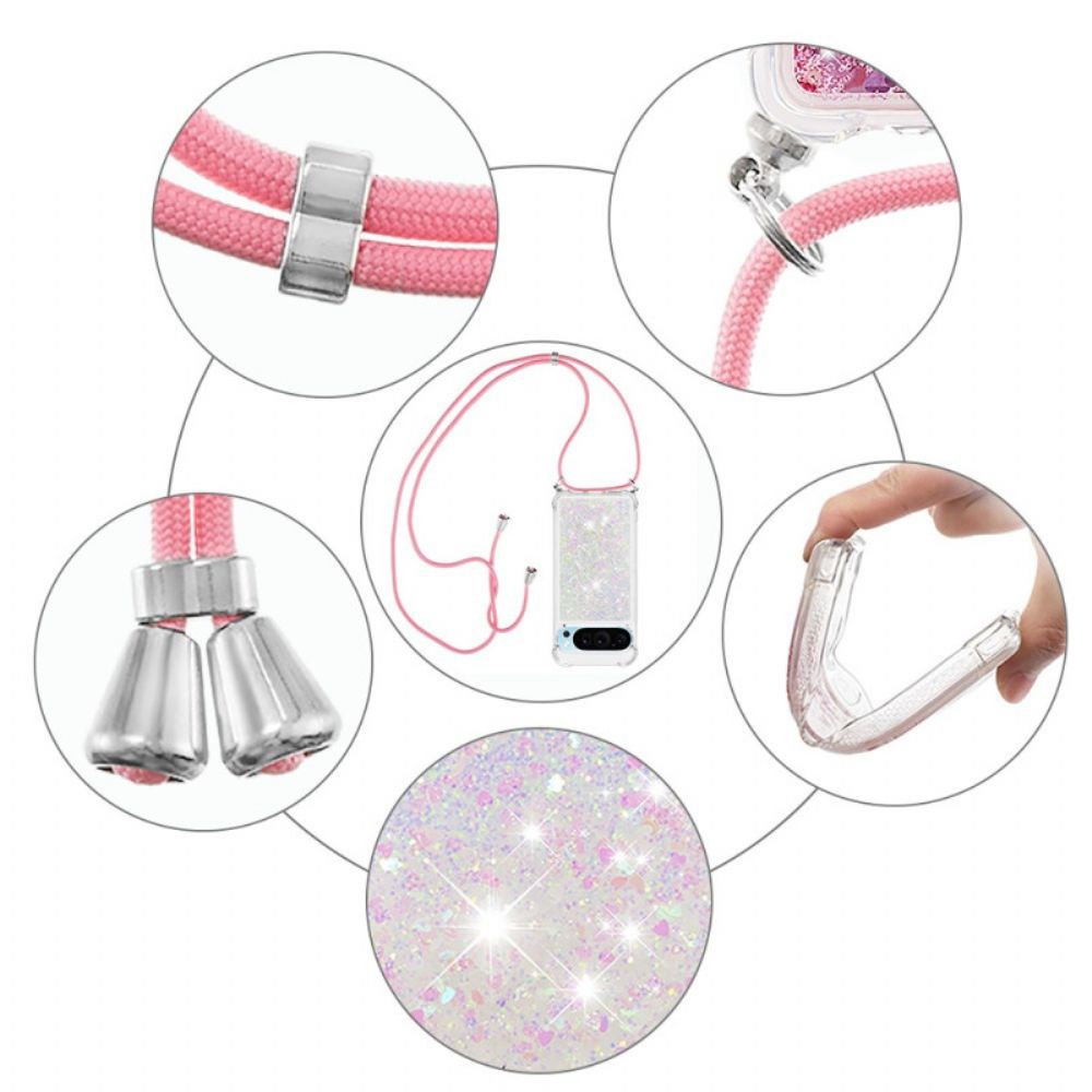 Cover Hoesje Google Pixel 10 / 10 Pro Telefoonhoesje Glitter