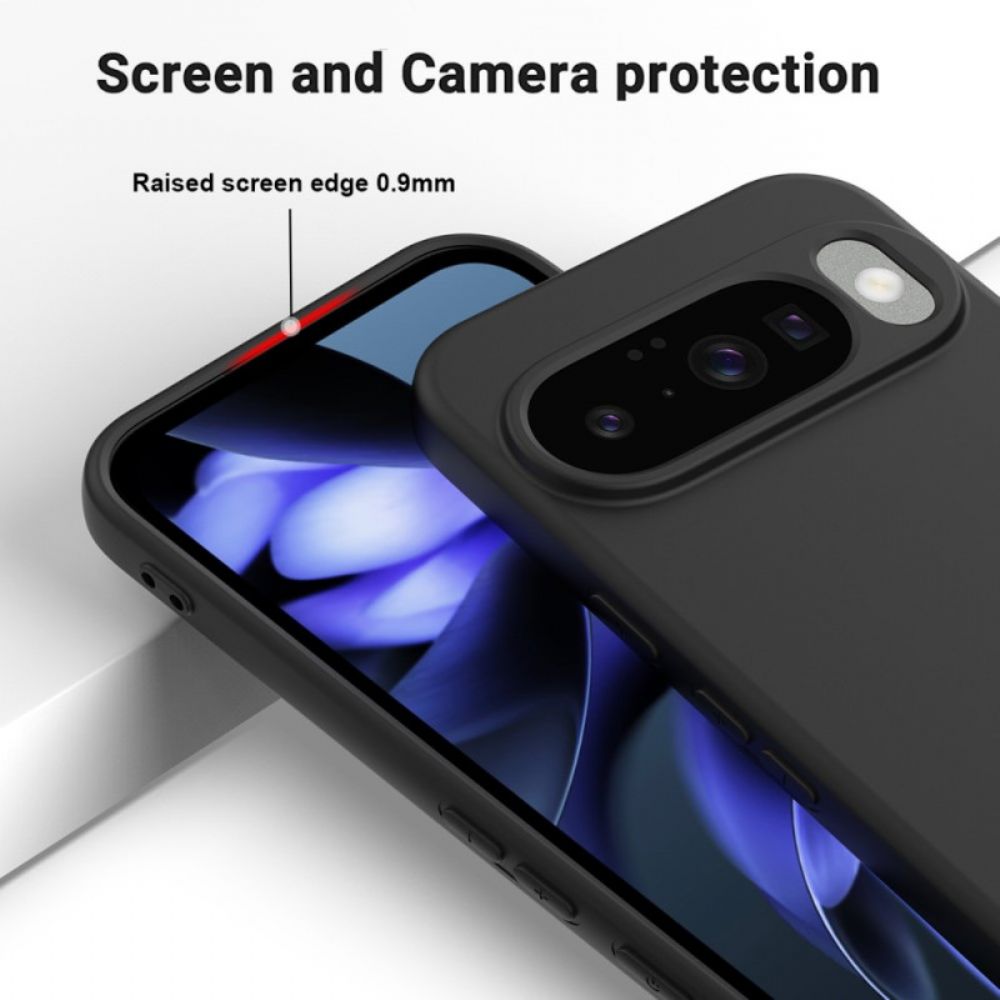 Cover Hoesje Google Pixel 10 / 10 Pro Telefoonhoesje Vloeibaar Siliconenkoord