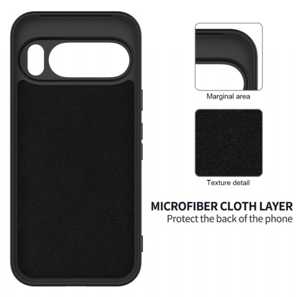 Cover Hoesje Google Pixel 10 / 10 Pro Telefoonhoesje Vloeibaar Siliconenkoord