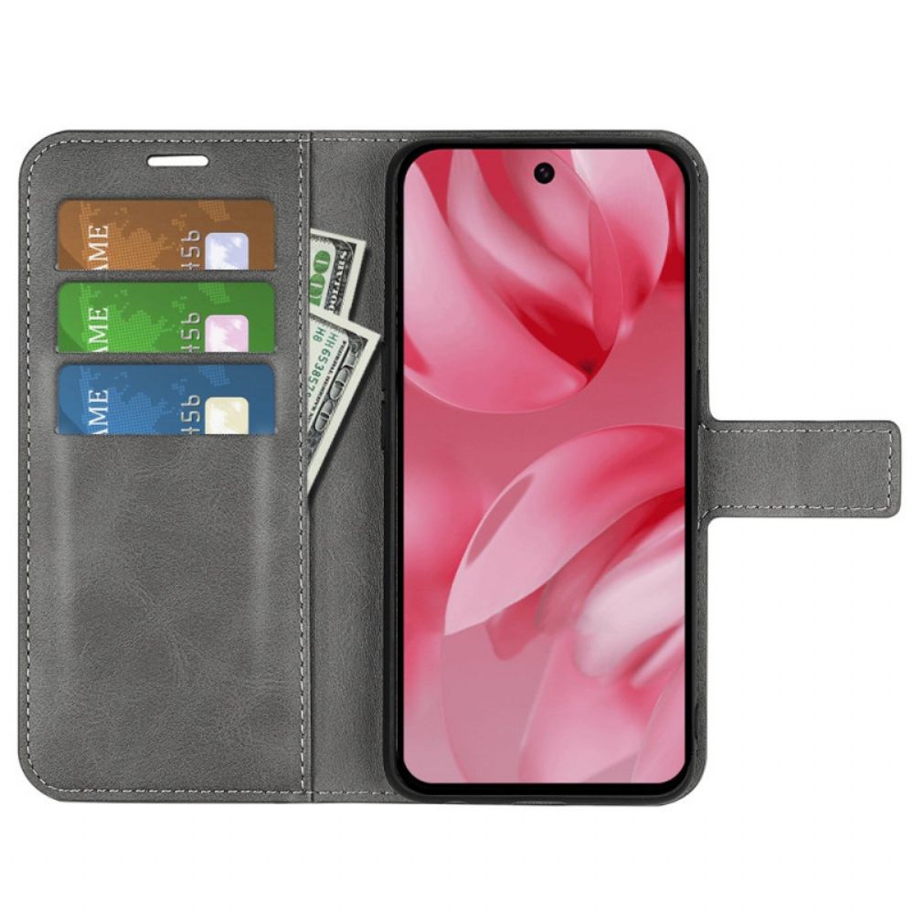 Flip Case Leren Google Pixel 10 / 10 Pro Leerstijl