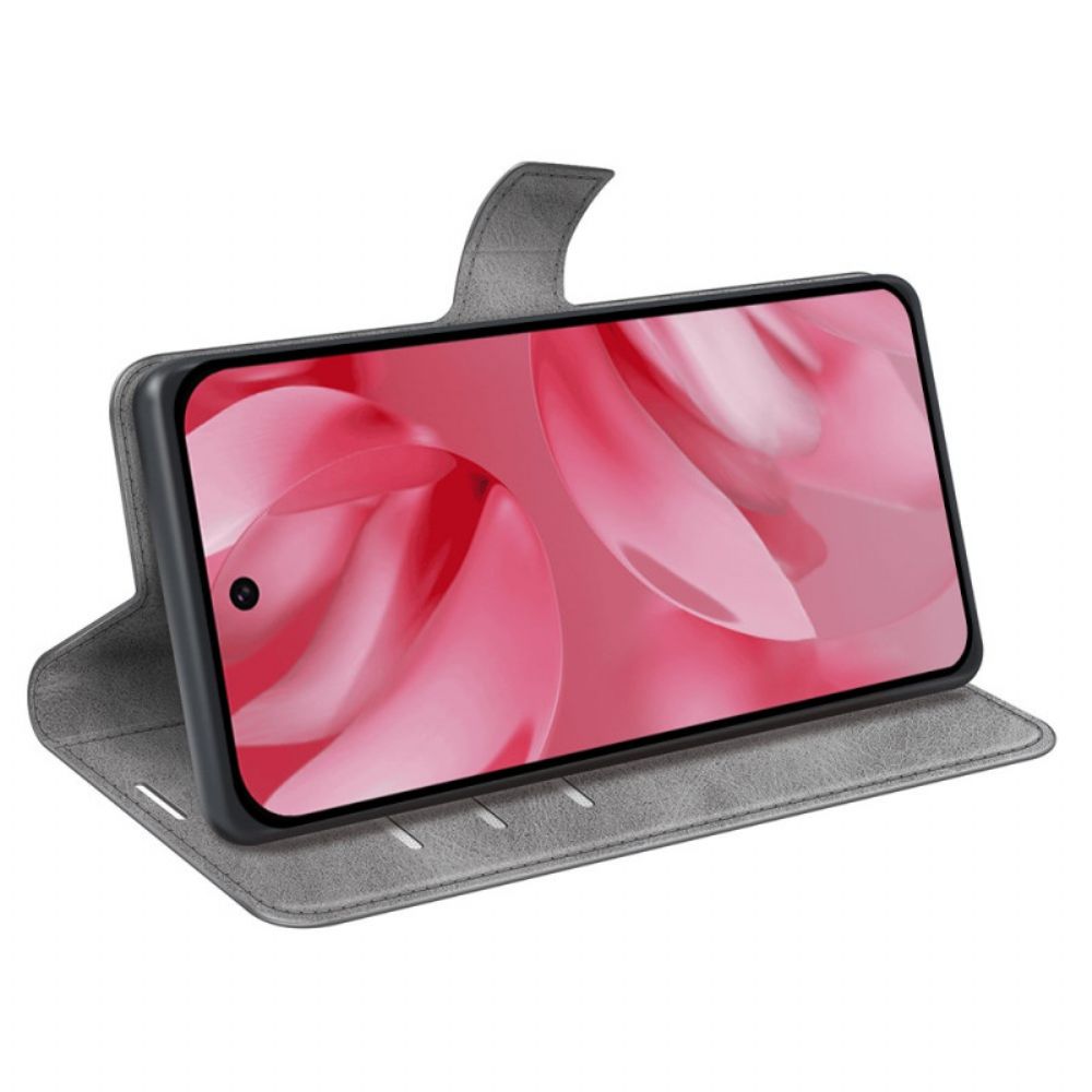 Flip Case Leren Google Pixel 10 / 10 Pro Leerstijl