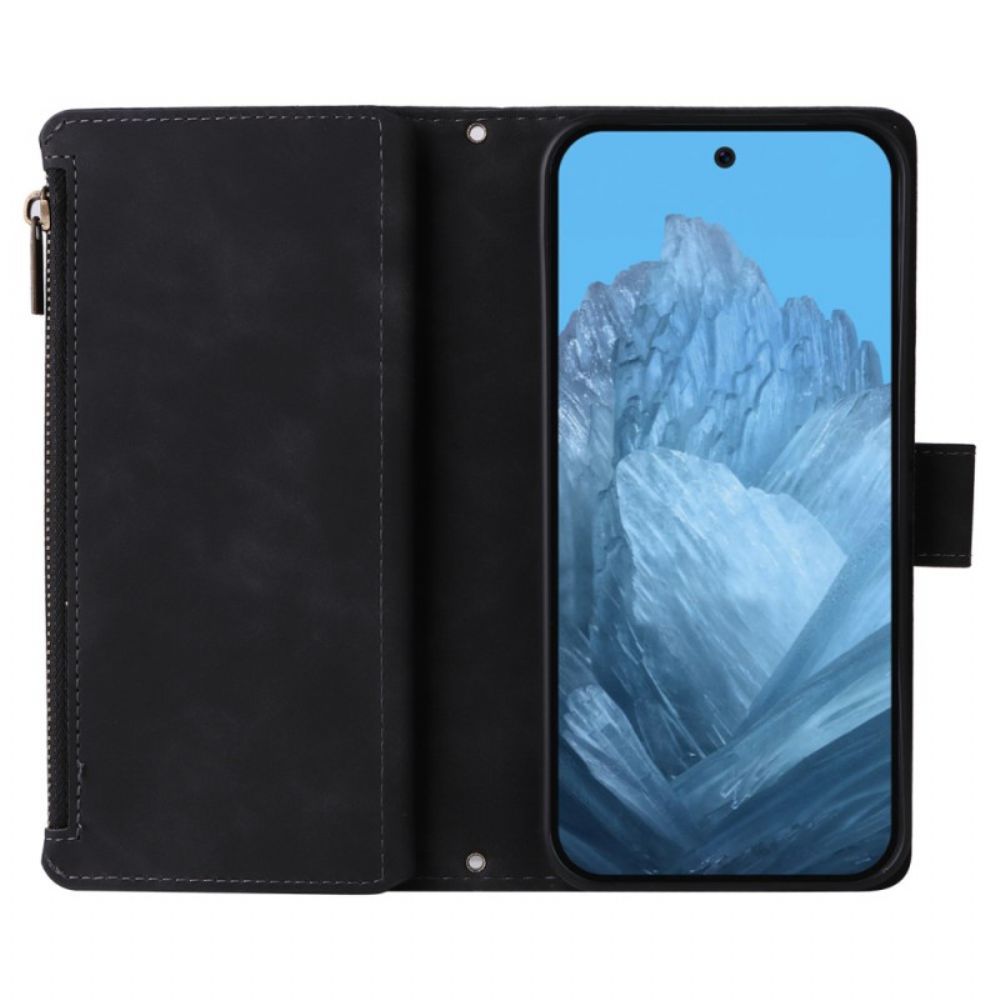 Flip Case Leren Google Pixel 10 / 10 Pro Portemonnee Met Rits
