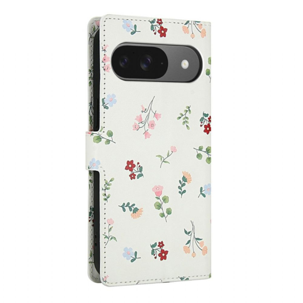 Folio-hoesje Google Pixel 10 / 10 Pro Bloemenbandje