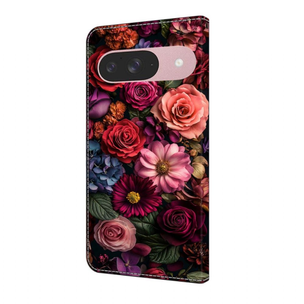 Folio-hoesje Google Pixel 10 / 10 Pro Telefoonhoesje Bloemenprint