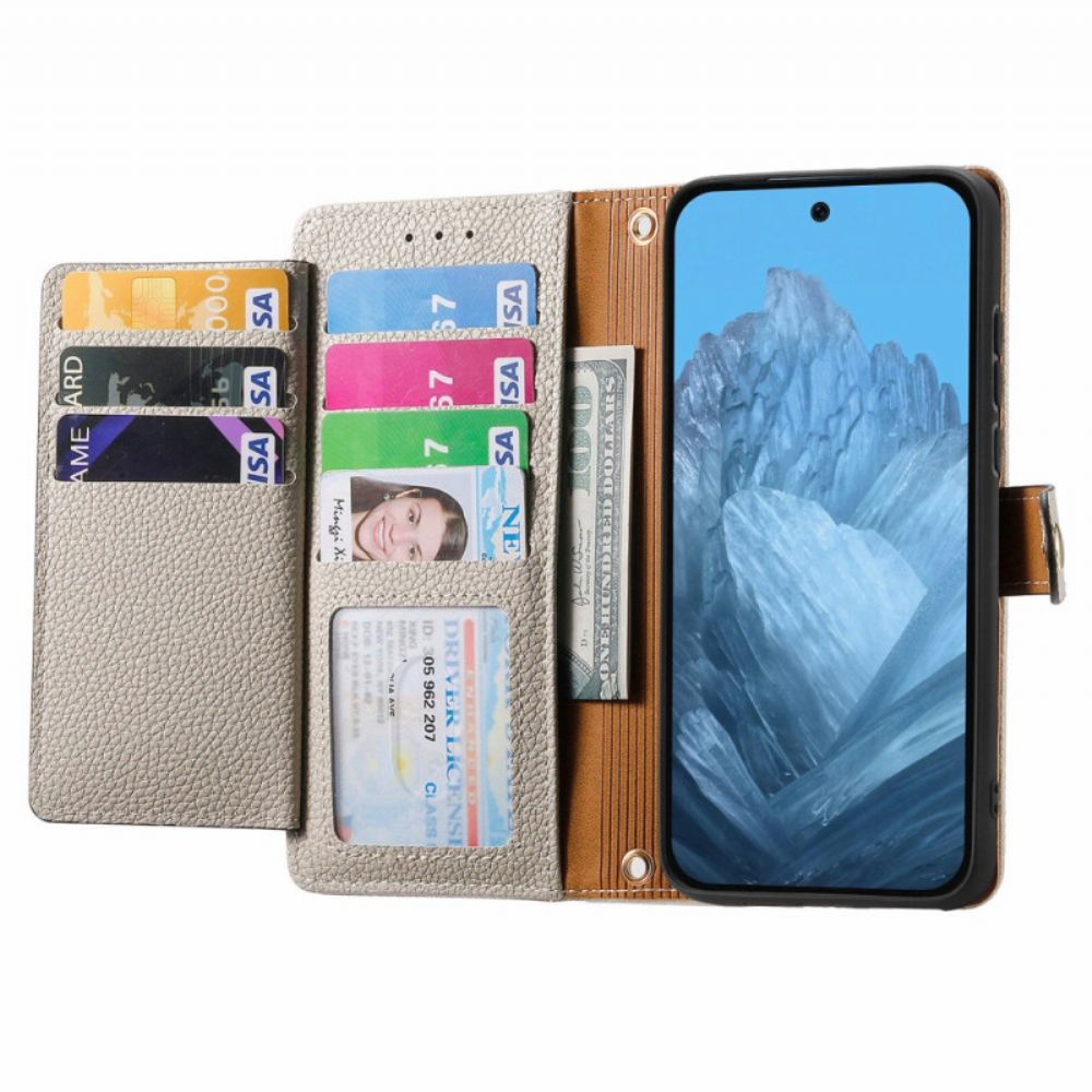 Folio-hoesje Google Pixel 10 / 10 Pro Telefoonhoesje Hartvormig Ontwerp Met Rfid-blokkering